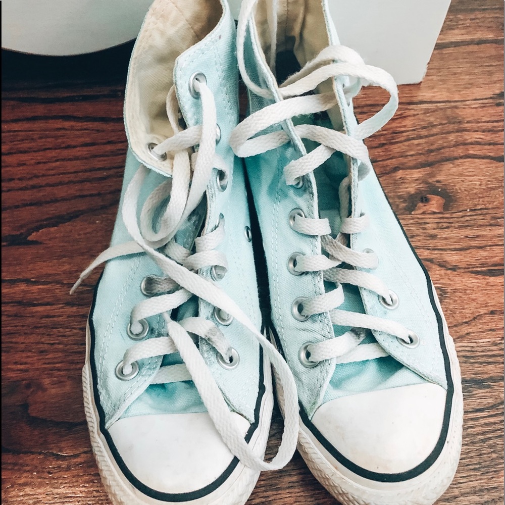 teal high tops